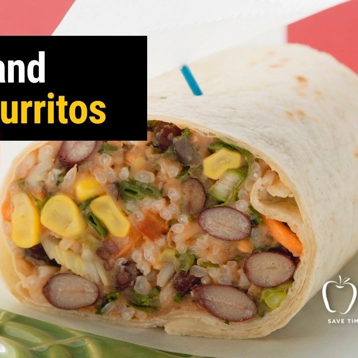 Bean and Rice Burritos (featured)