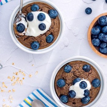 Blueberry Banana Baked Oats (featured)