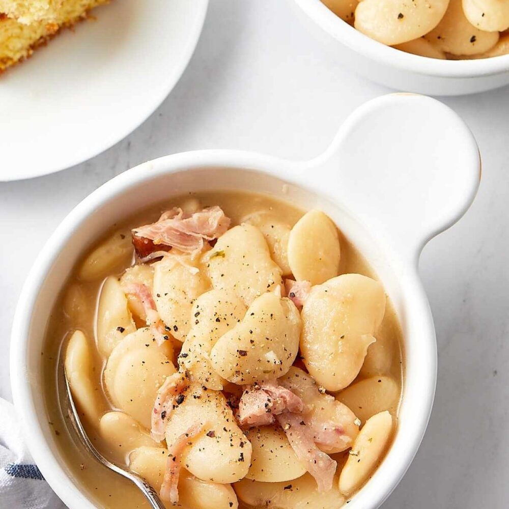 Creamy Southern Lima Beans (featured)