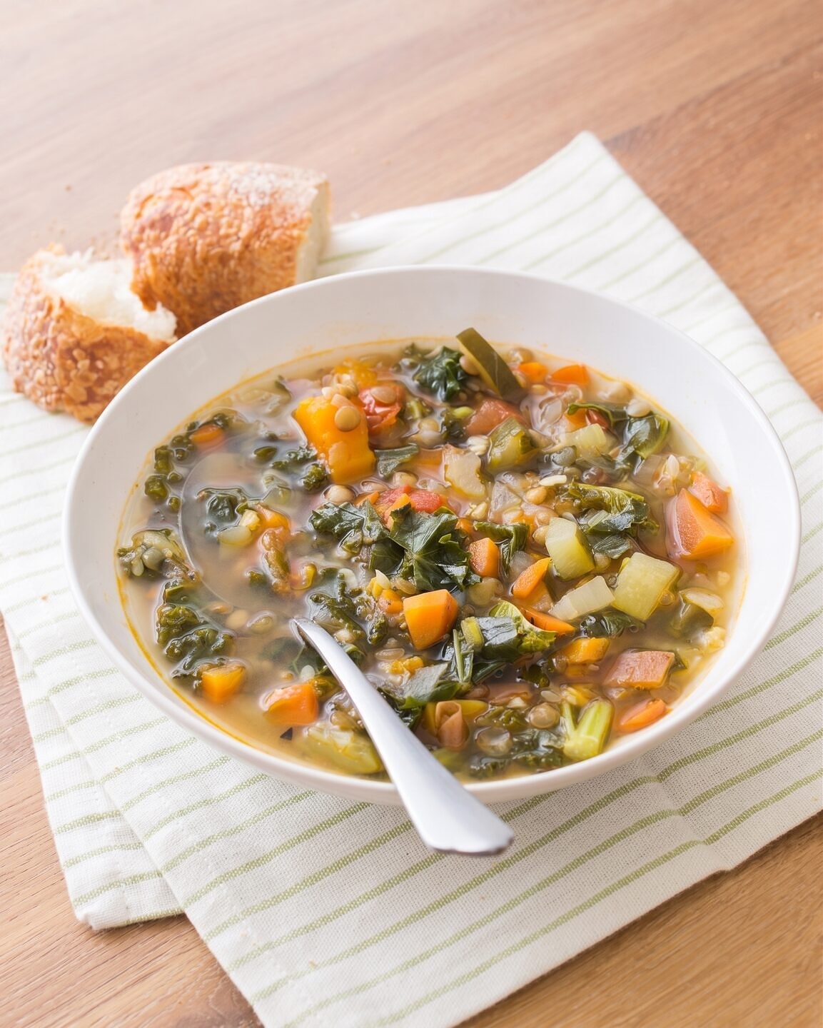 Lentil Minestrone Soup