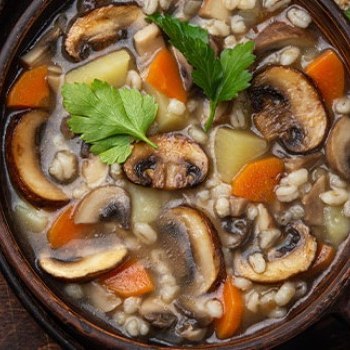Mushroom Quinoa Soup (featured)