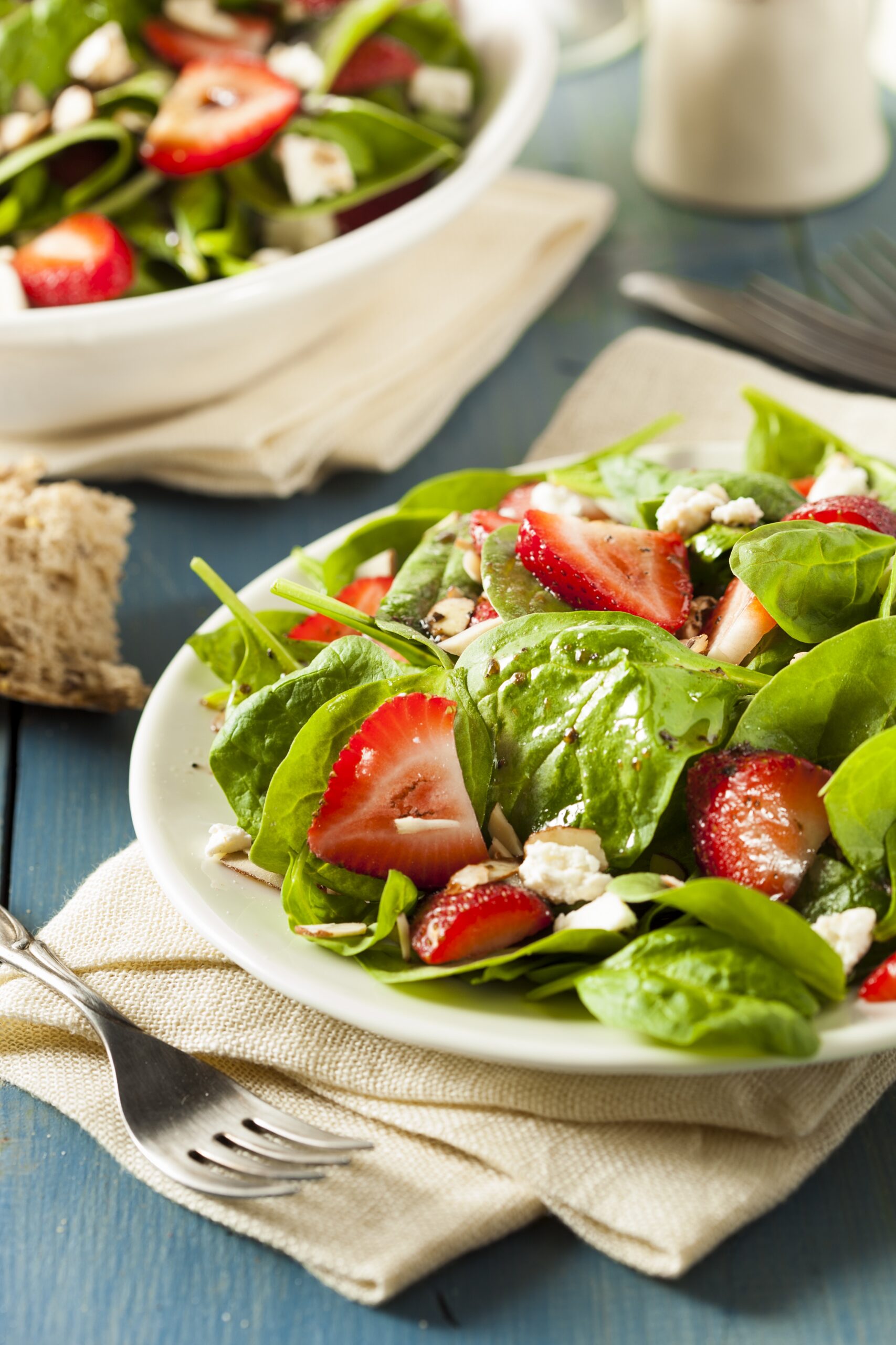 Spinach & Strawberry Salad