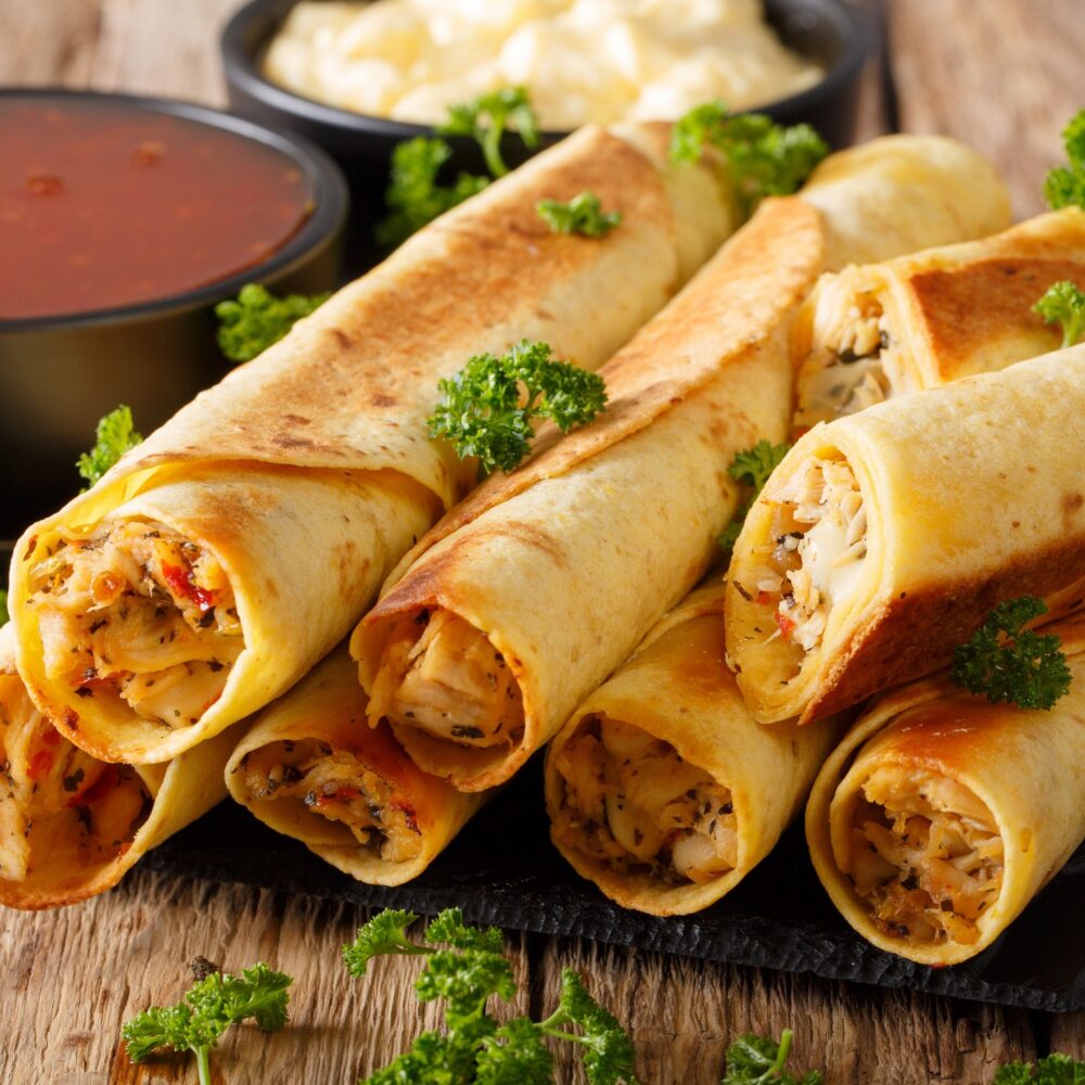 Crispy Baked Taquitos