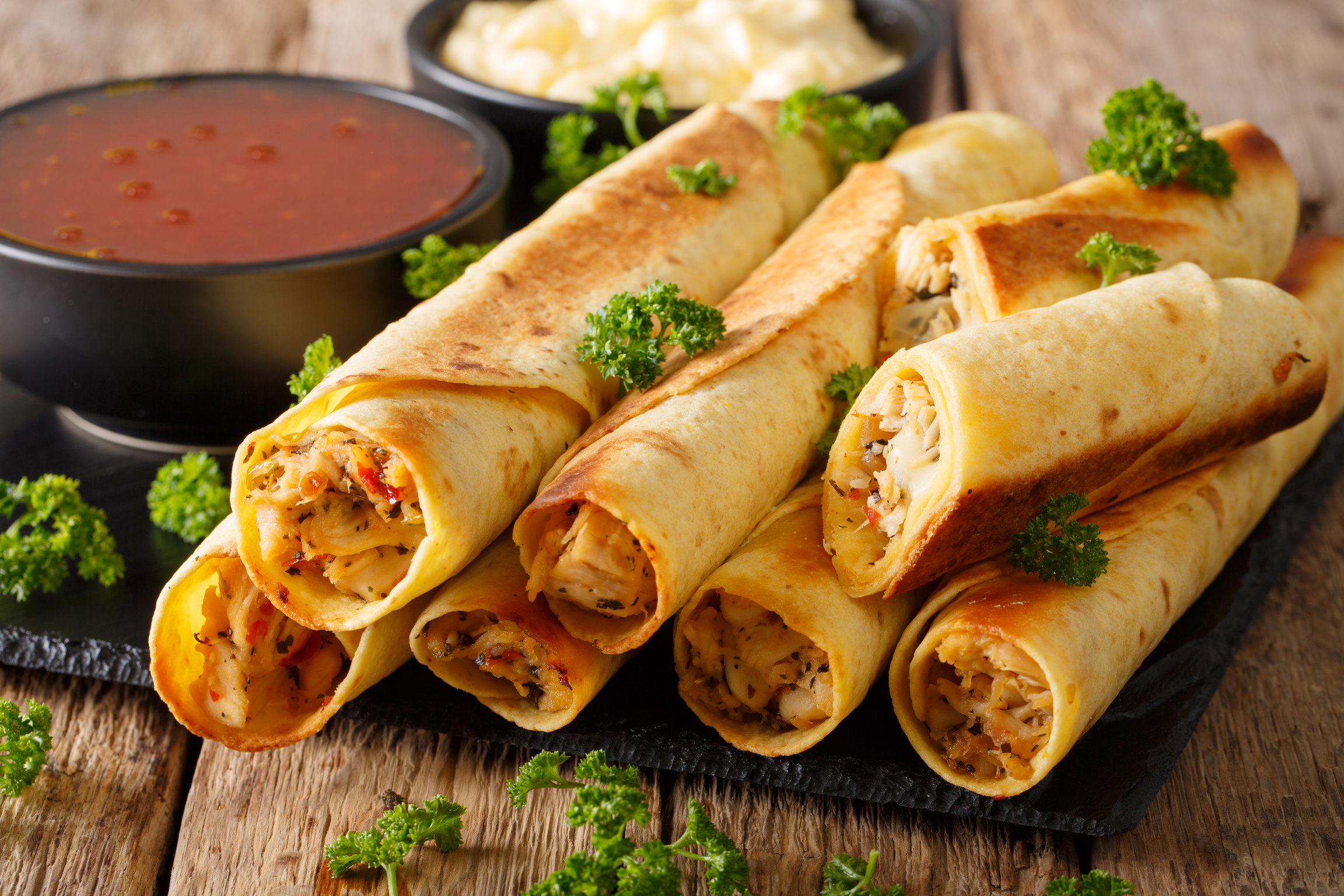 Crispy Baked Taquitos
