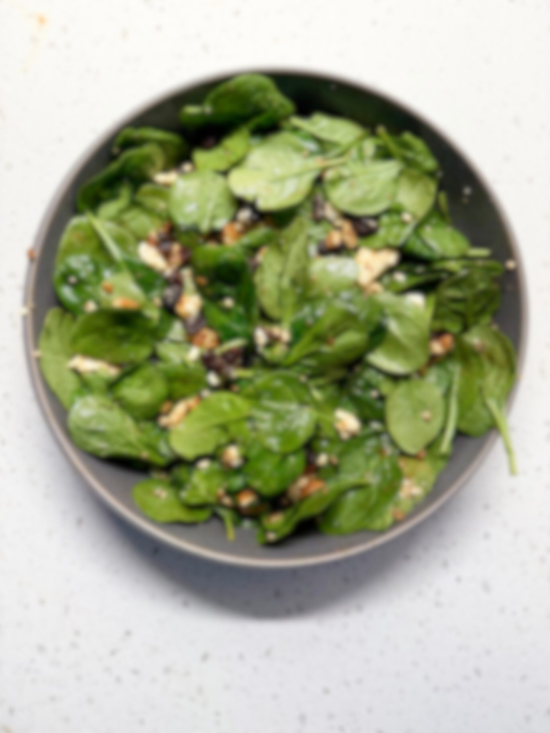 Spinach Salad with Raisins