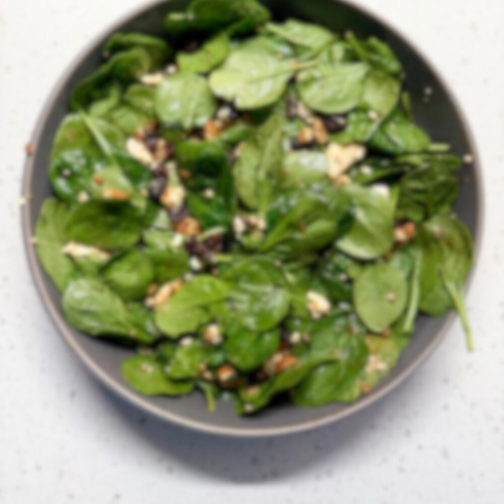 Spinach Salad with Raisins