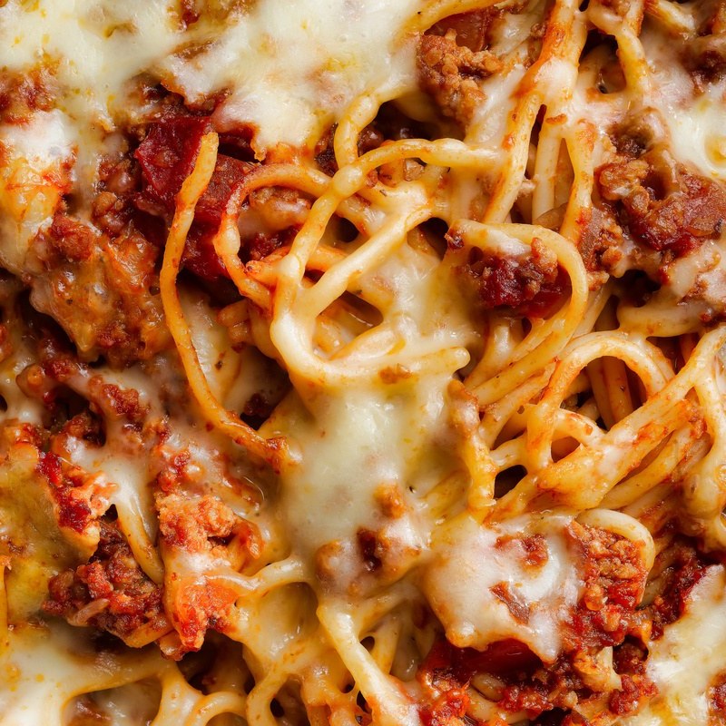 Stovetop “Baked” Spaghetti