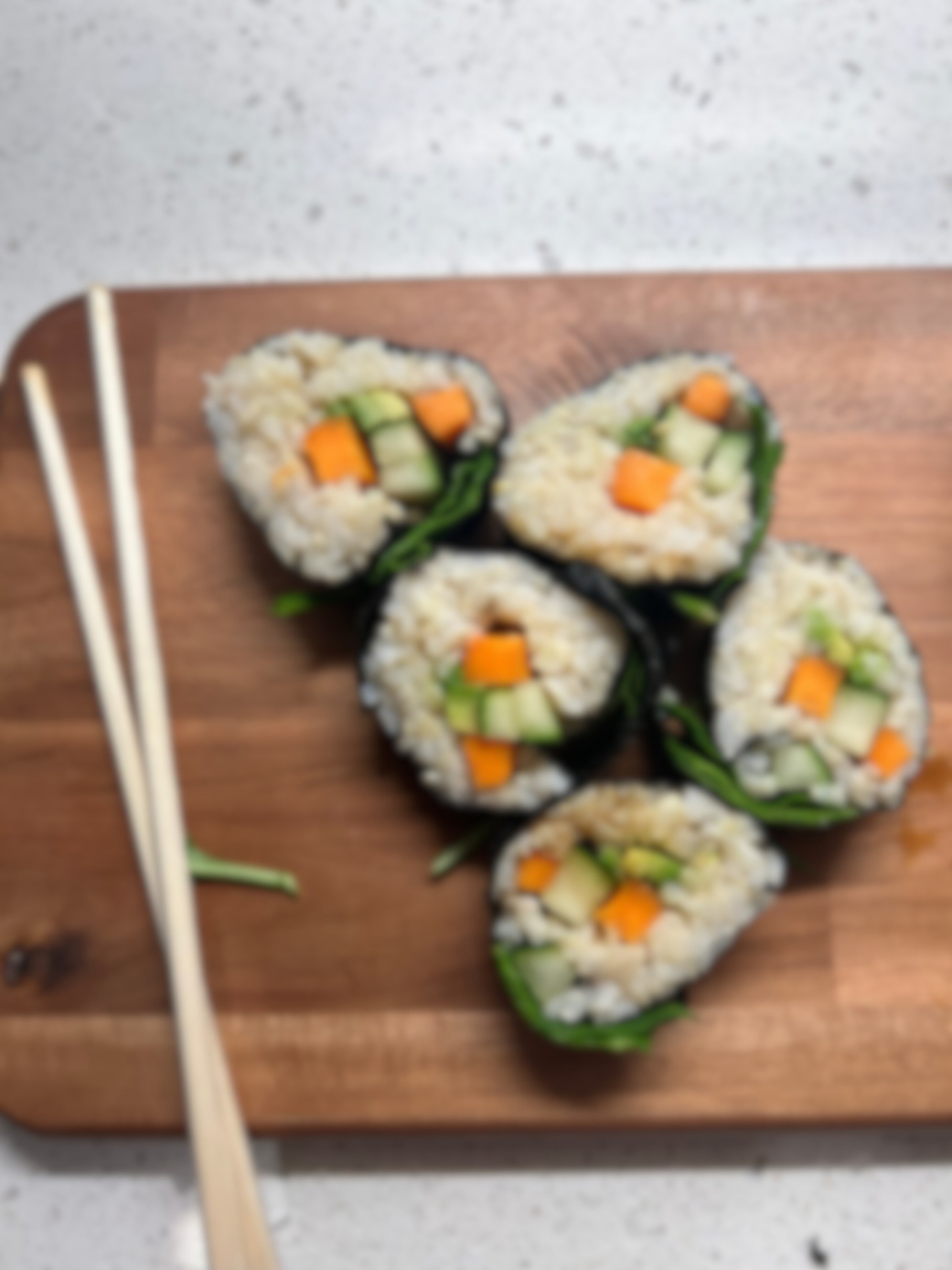 Vegetarian Sushi Roll